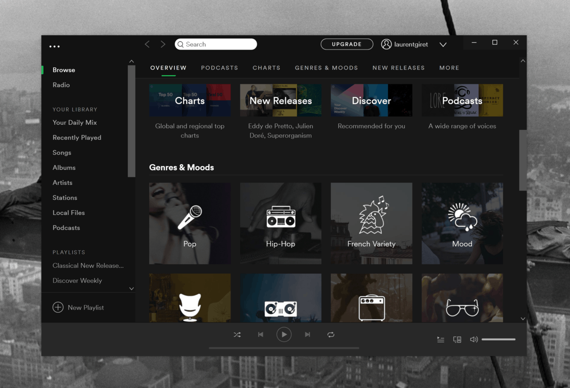Spotify App For Windows Surface